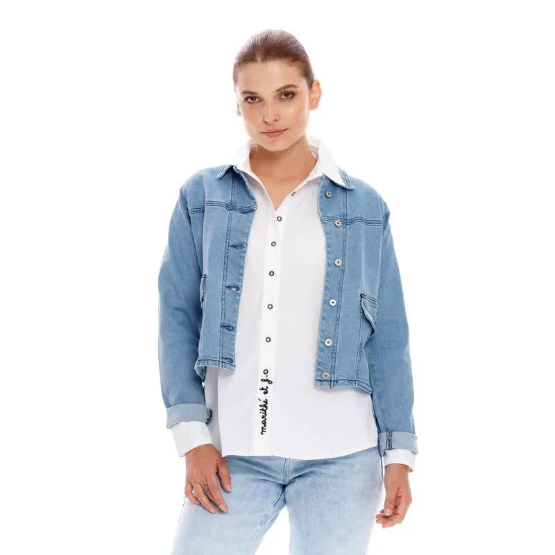 Chaqueta Casual Para Mujer Girbaud