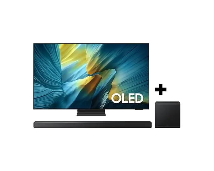 Televisor Smart 55" OLED 4K S95F (2025) + Barra de Sonido HW-QS700F/ZL