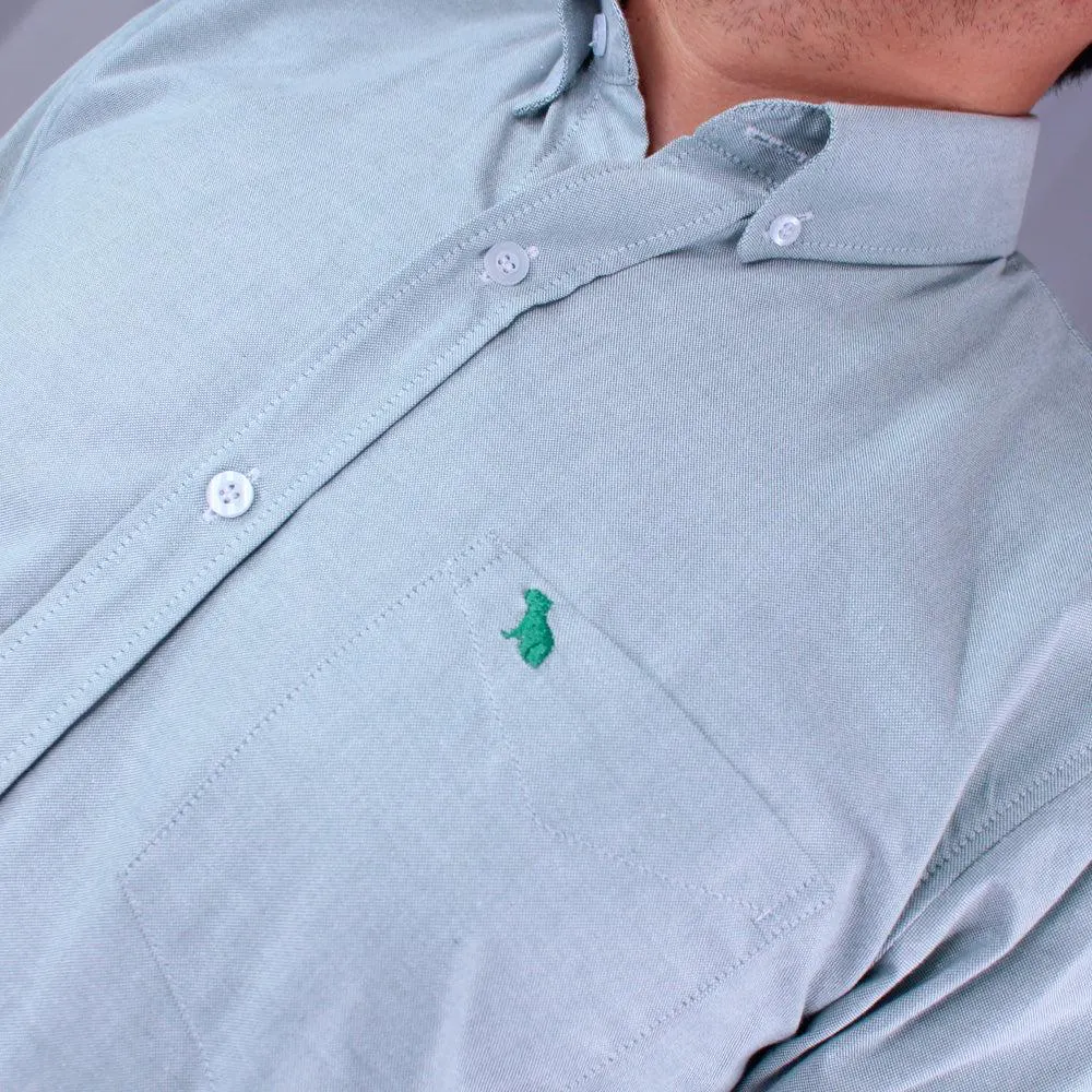 Camisa Casual Hombre Lec Lee Verde Claro