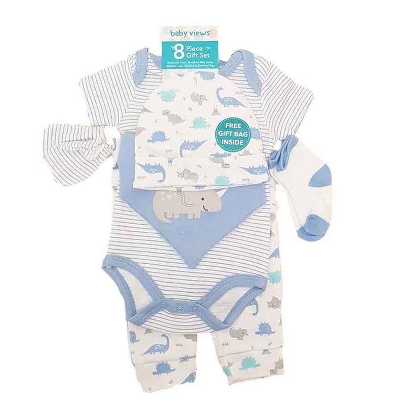 Set Regalo Ropa 8 Piezas Bebé Niño Talla 0-3M