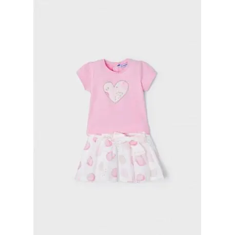 MAYORAL CONJUNTO FALDA NIÑA REF 1942 ROSA