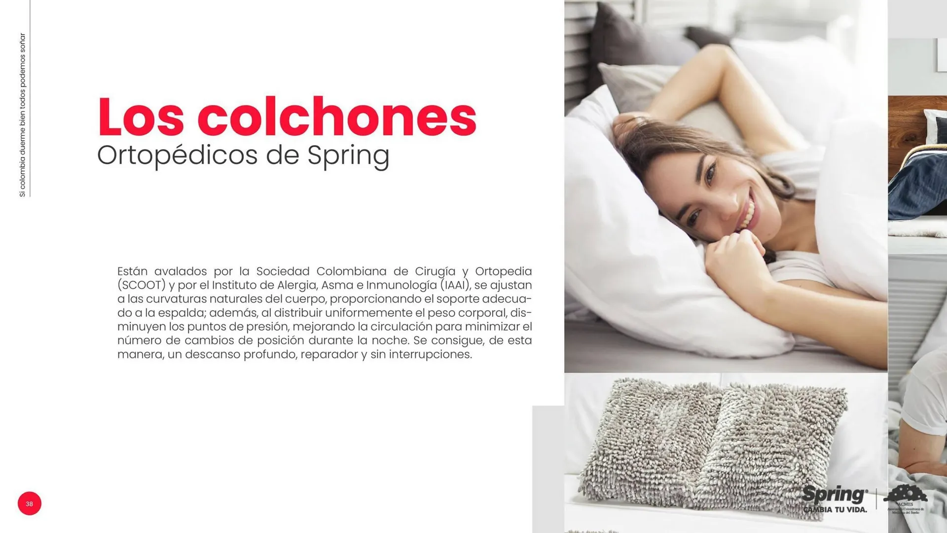 Catalogo de Catálogo Colchones Spring 3 de septiembre al 30 de septiembre 2025 - Pag 38