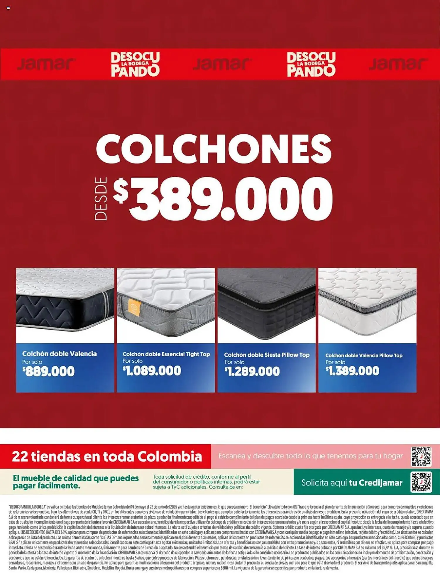 Catalogo de Catálogo Muebles Jamar 29 de mayo al 24 de junio 2025 - Pag 17