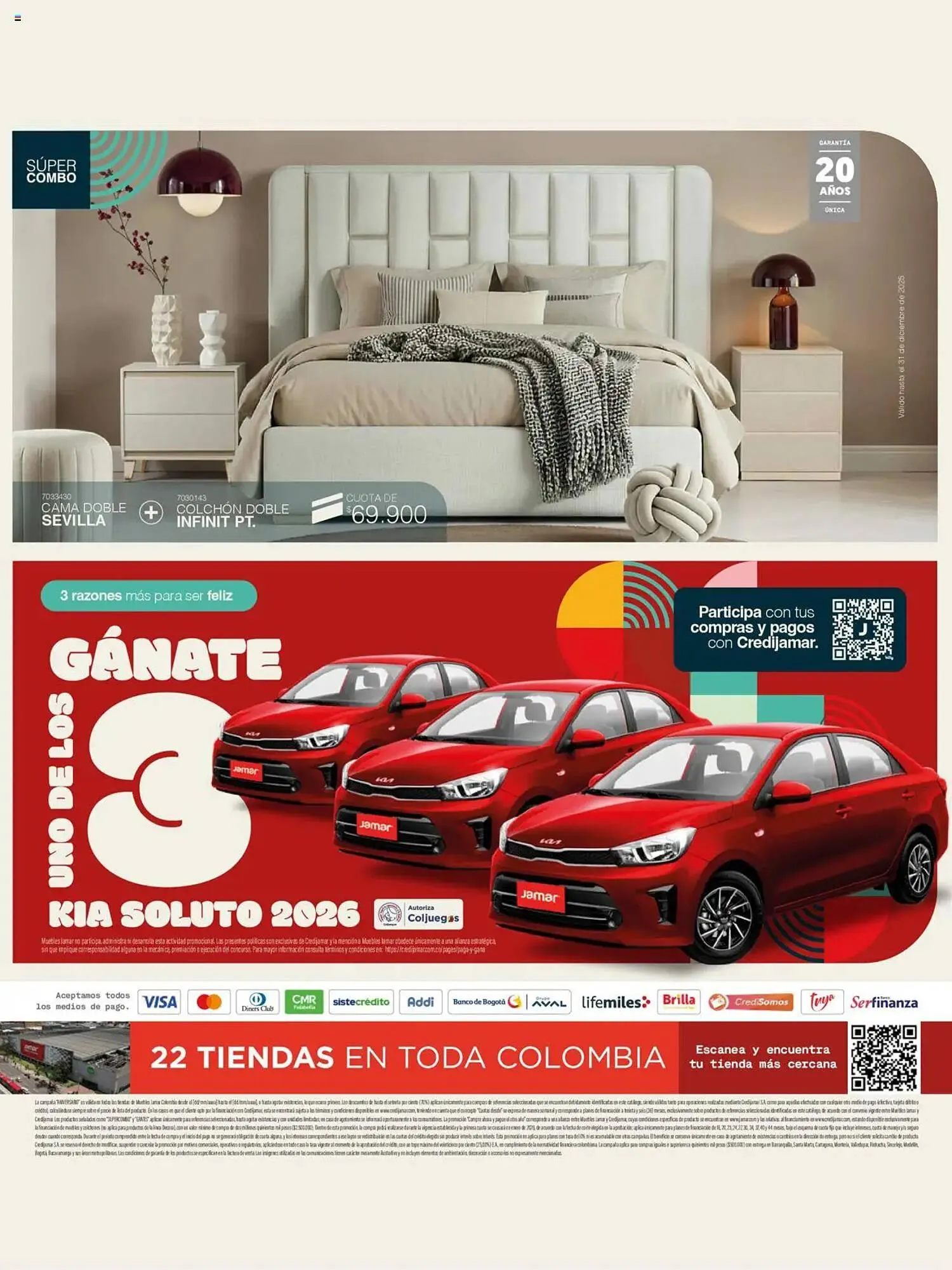 Catalogo de Catálogo Muebles Jamar 30 de septiembre al 1 de enero 2026 - Pag 22