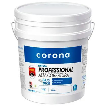 Pintura para Interior Pro Alta Cobertura Blanco 2.5 Galones