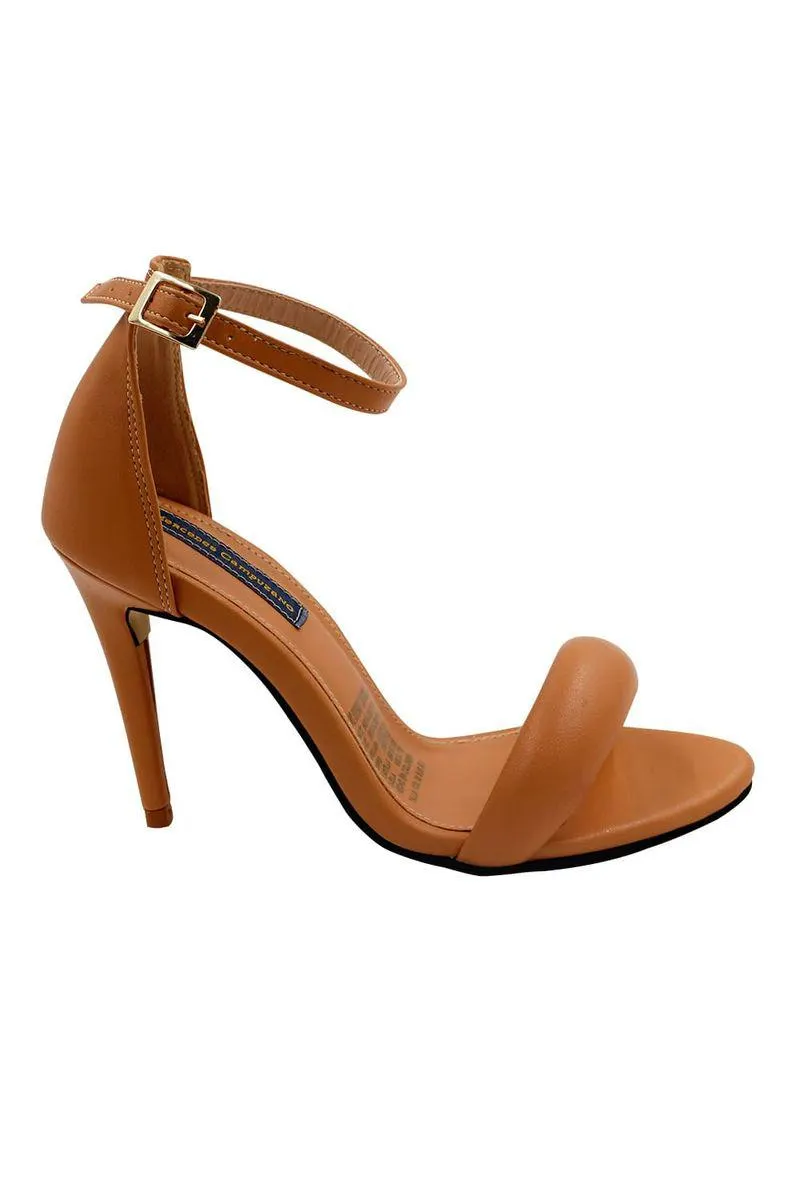 Sandalia Tacon Beige para mujer Stacie