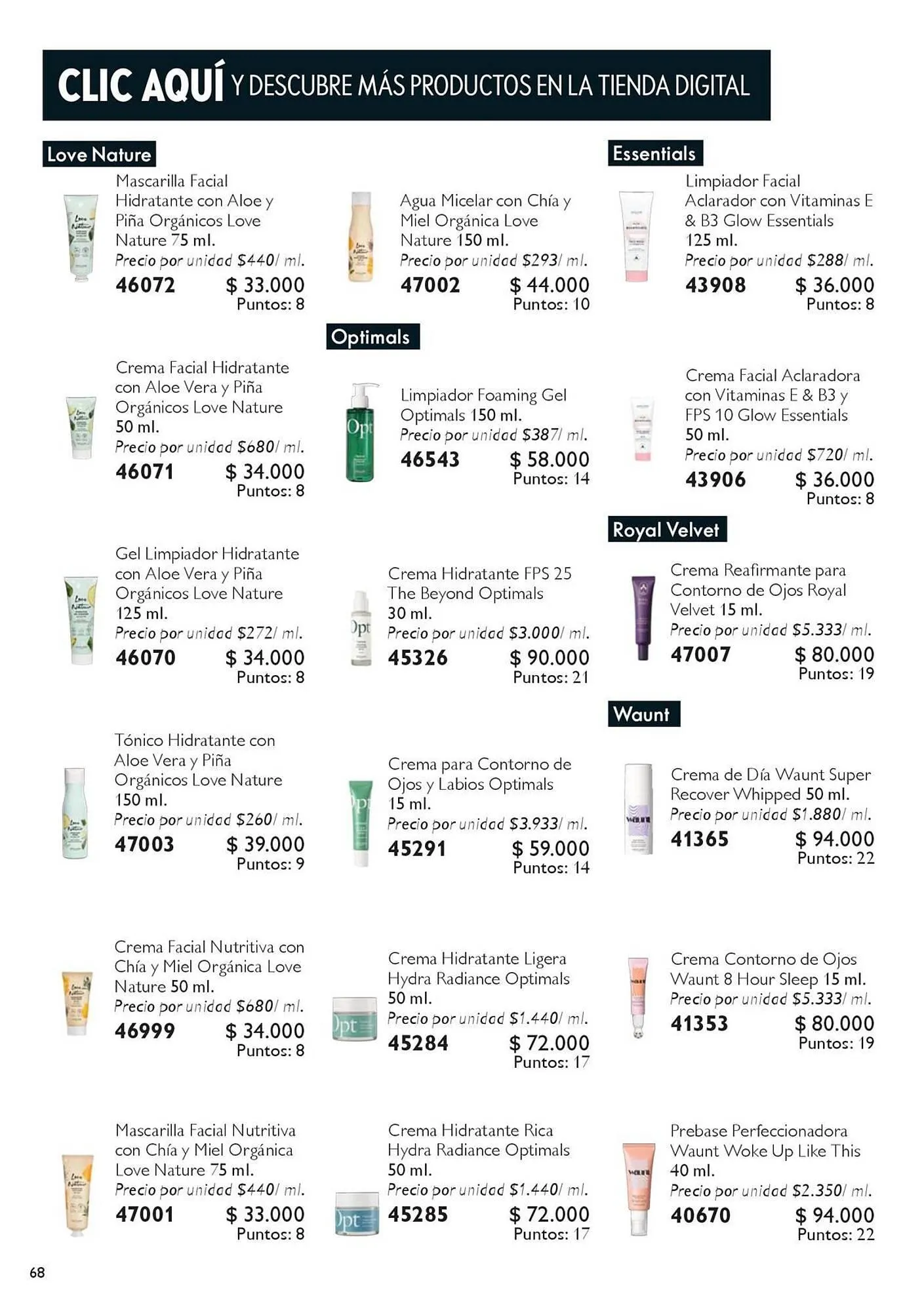 Catalogo de Catálogo Oriflame 15 de noviembre al 5 de diciembre 2025 - Pag 68