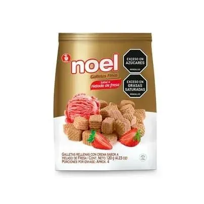Gta. NOEL Wafer cubitos Helado Fsa 120g