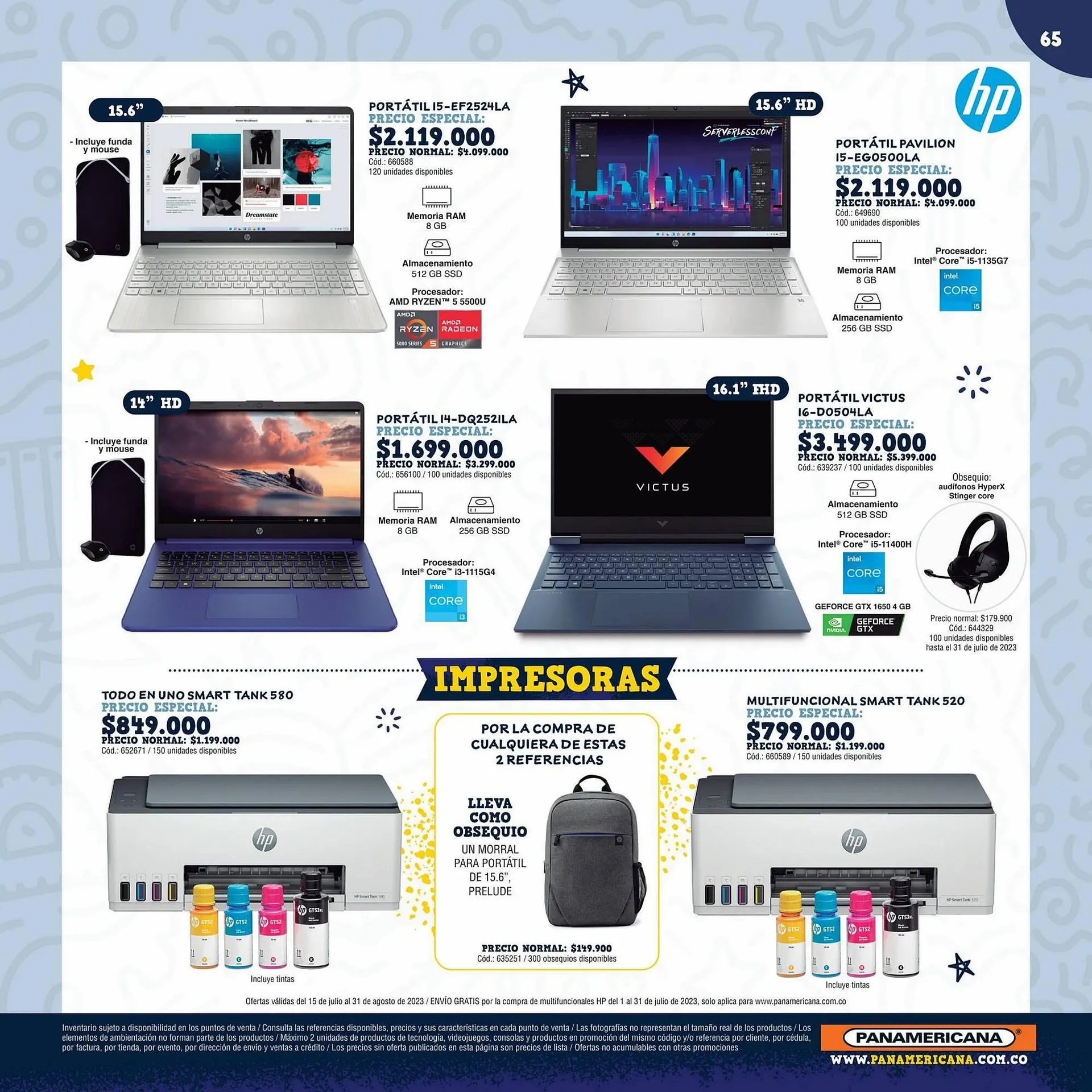 Catalogo de Catálogo Panamericana 2 de agosto al 31 de agosto 2023 - Pag 65