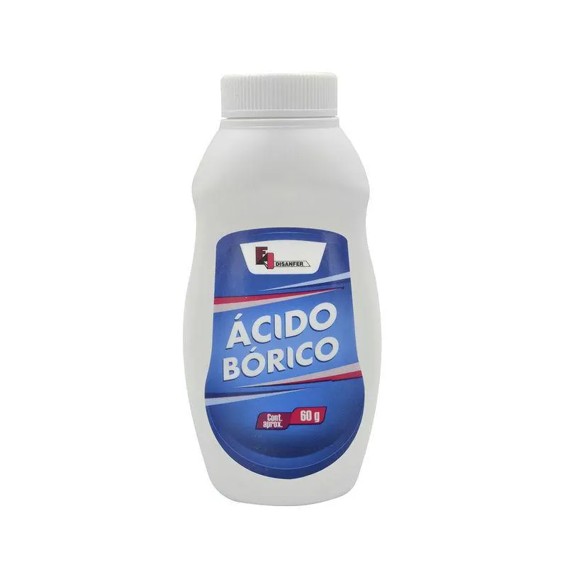 Acido Borico Frasco X 60 Gr