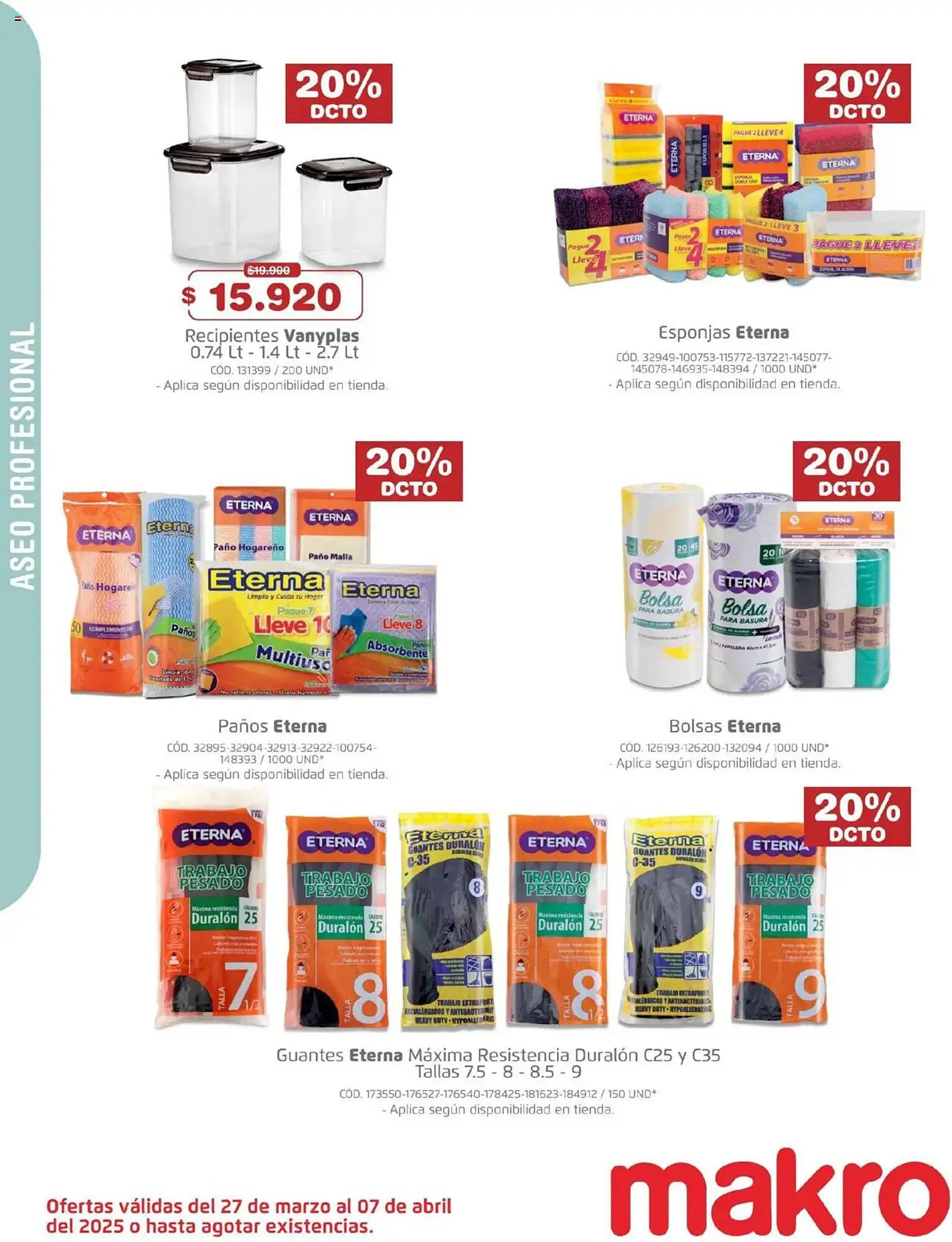 Catalogo de Catálogo Makro 27 de marzo al 7 de abril 2025 - Pag 20