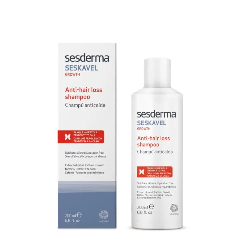 Shampoo Anticaída Seskavel Growth 200 Ml