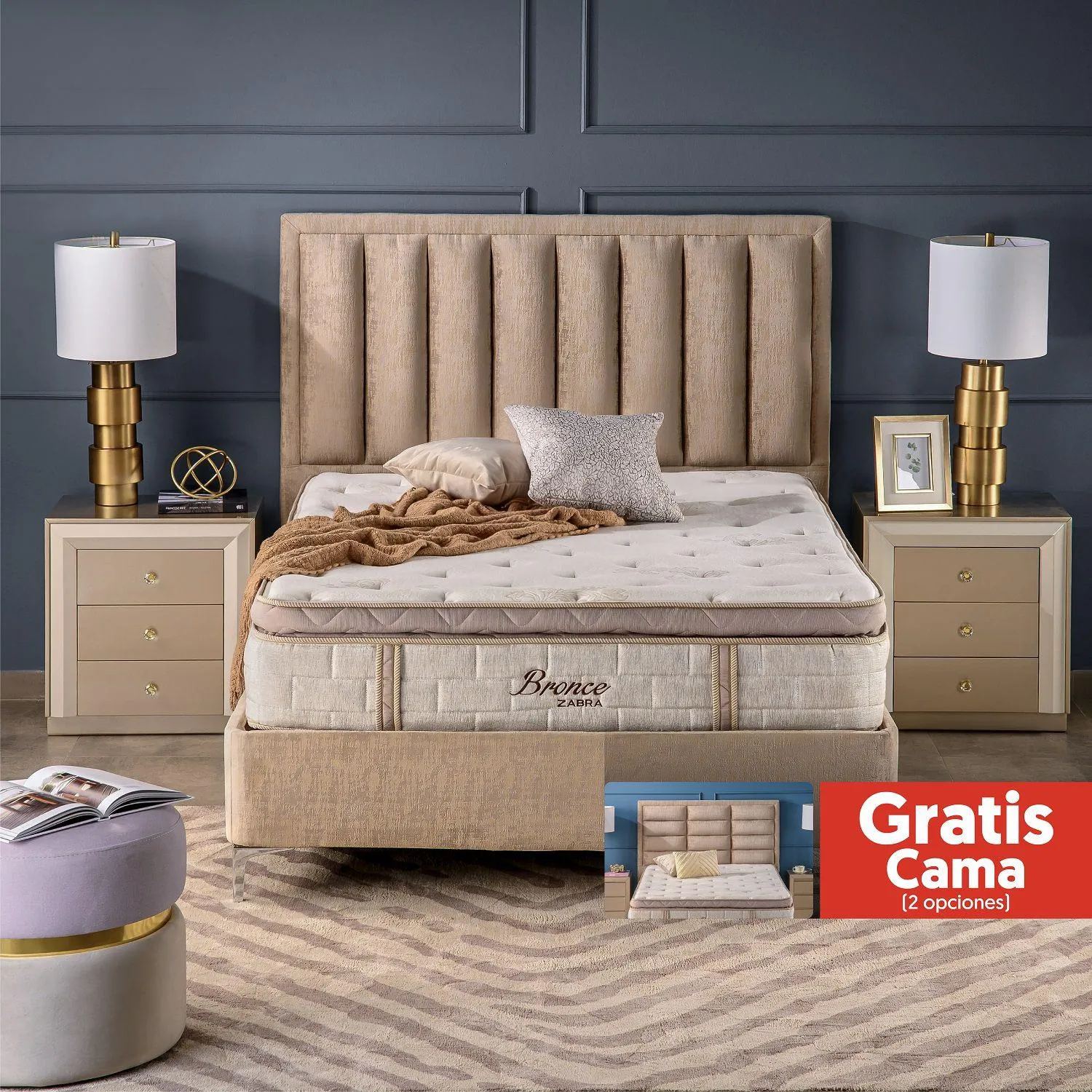Colchón Bronce 1.60