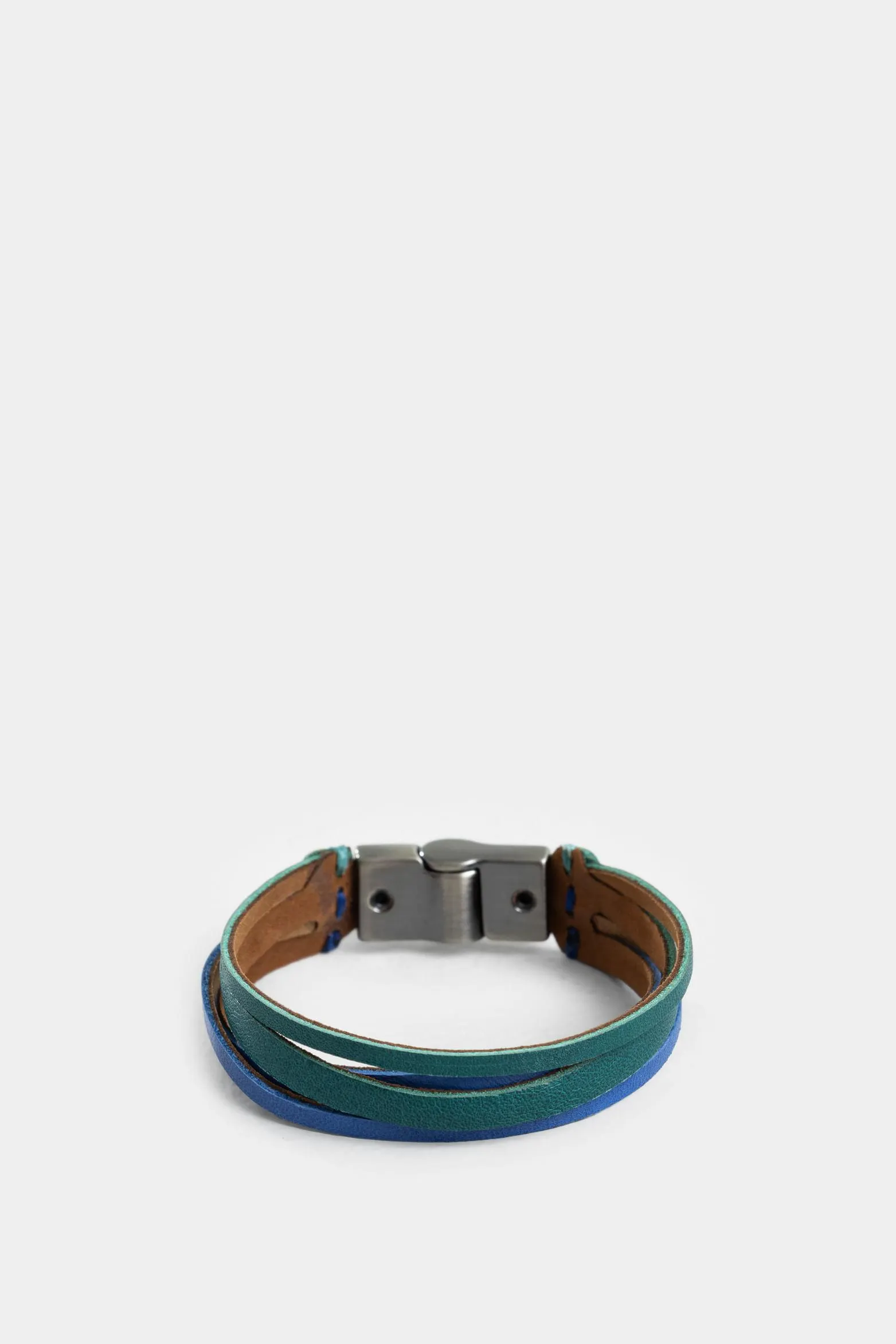 Manilla alpin de cuero para hombre detalle contraste