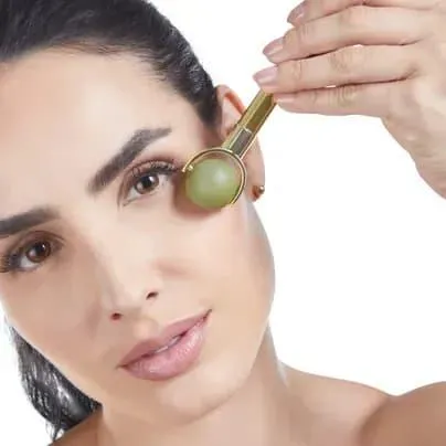 Rodillo Facial Jade x 3 Cabezales