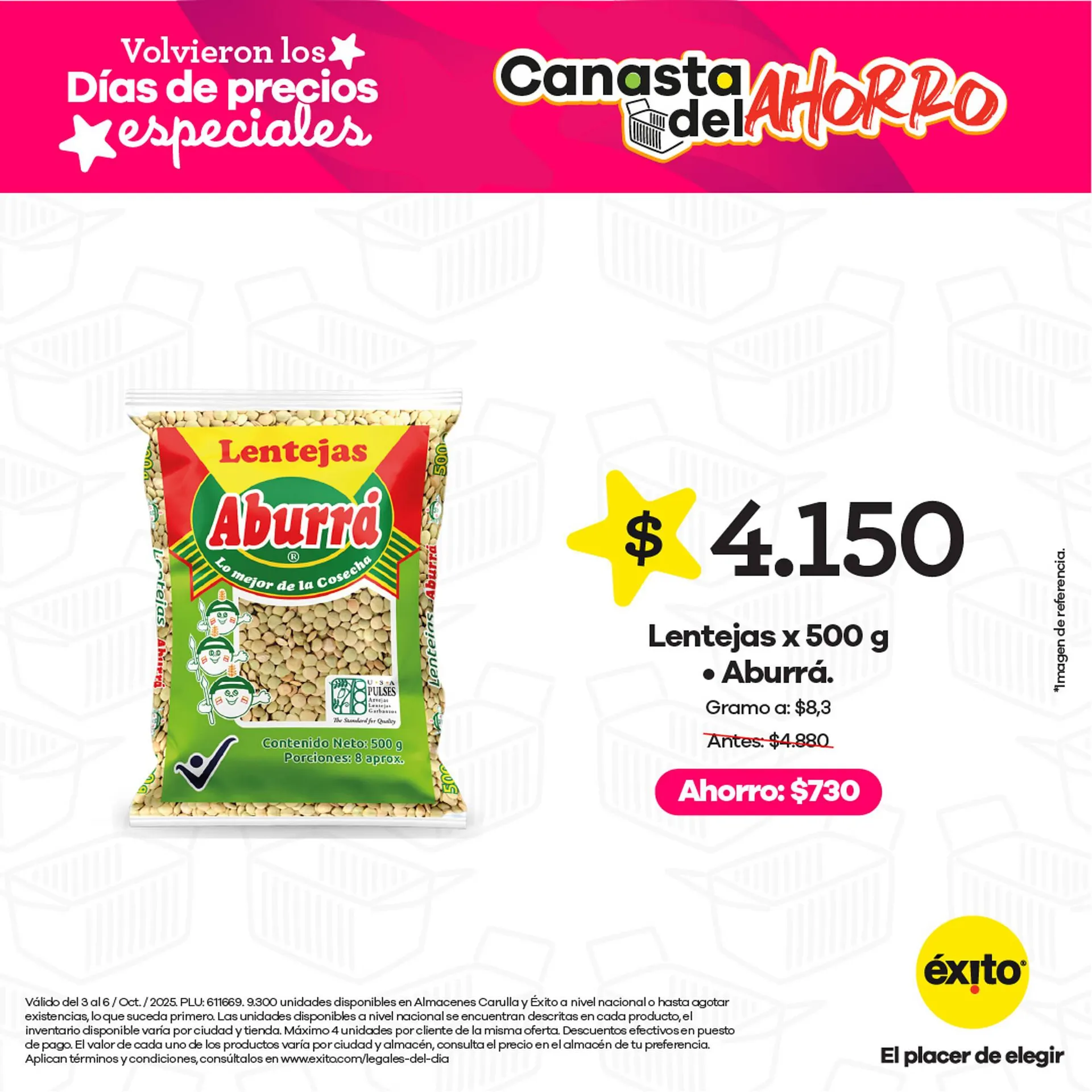 Catalogo de Catálogo Éxito 3 de octubre al 6 de octubre 2025 - Pag 2