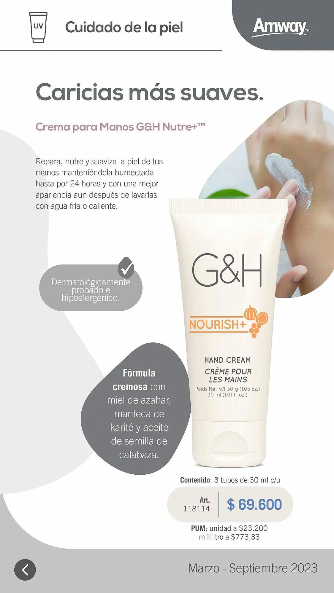 Catalogo de Catálogo Amway 14 de septiembre al 30 de septiembre 2023 - Pag 12