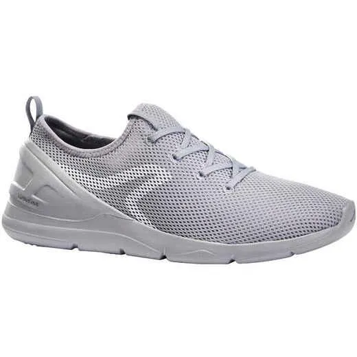 Tenis Caminar en ciudad hombre Newfeel PW100 gris