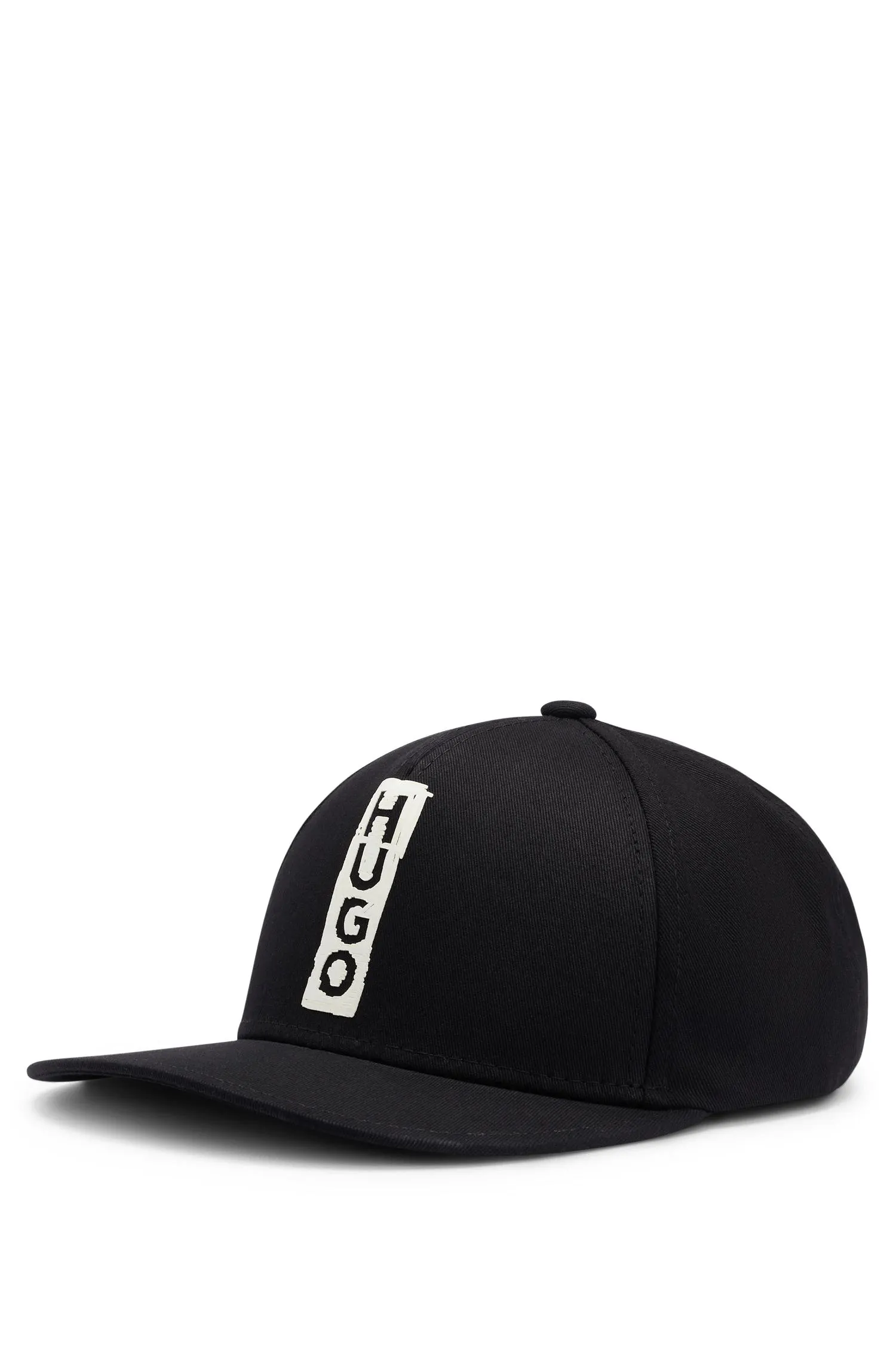 Gorra De Algodón Con Logo Hombre