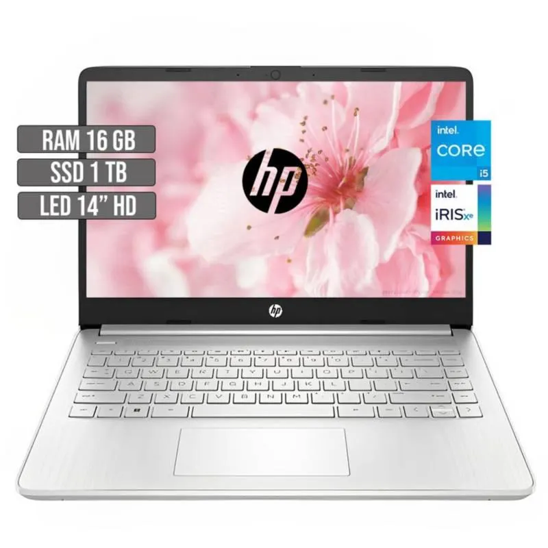 HP INTEL CORE I5-1135G7 SSD 1TB RAM 16GB INTEL IRIS Xe LED 14 HD
