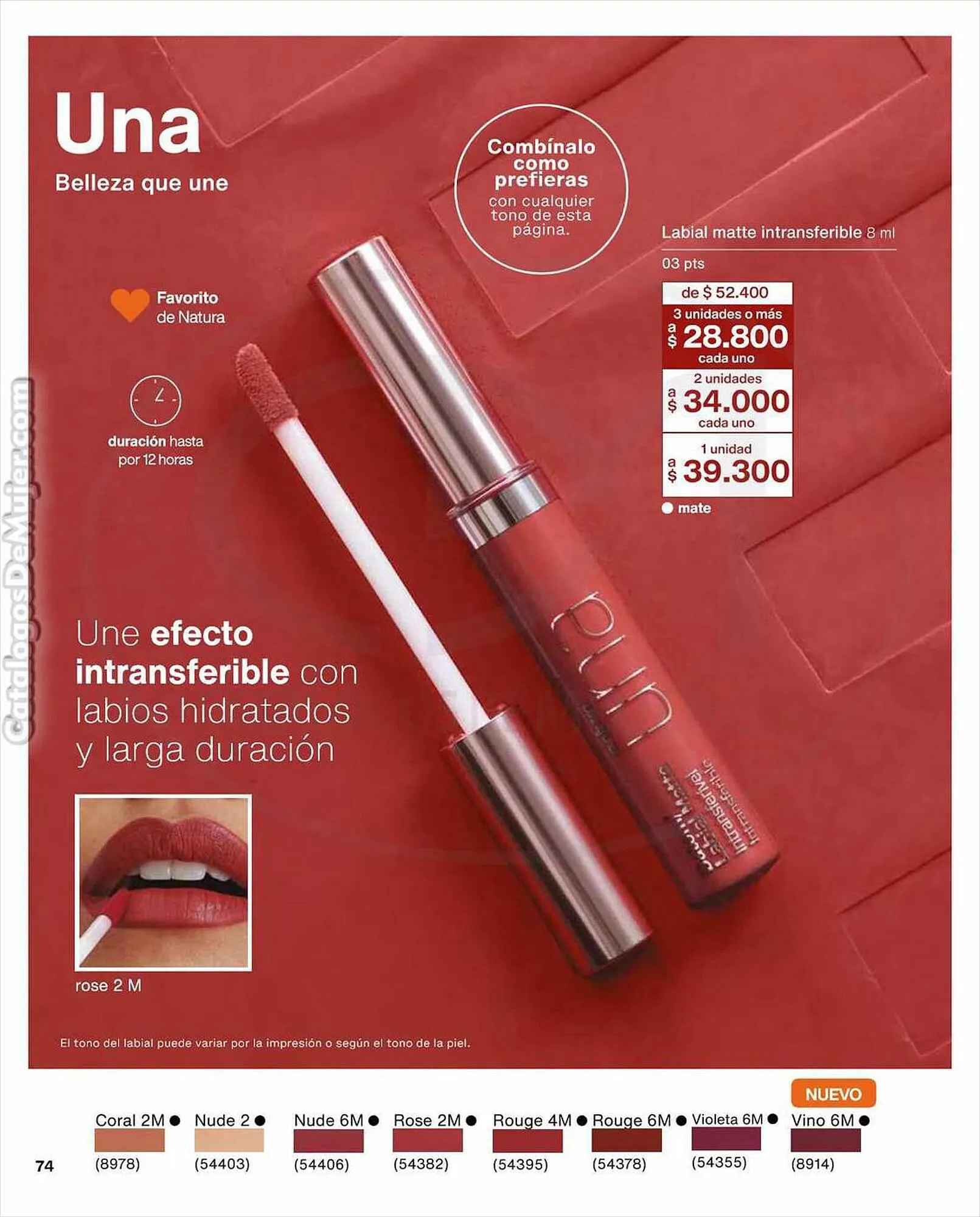 Catalogo de Catálogo Natura 31 de agosto al 2 de septiembre 2023 - Pag 74