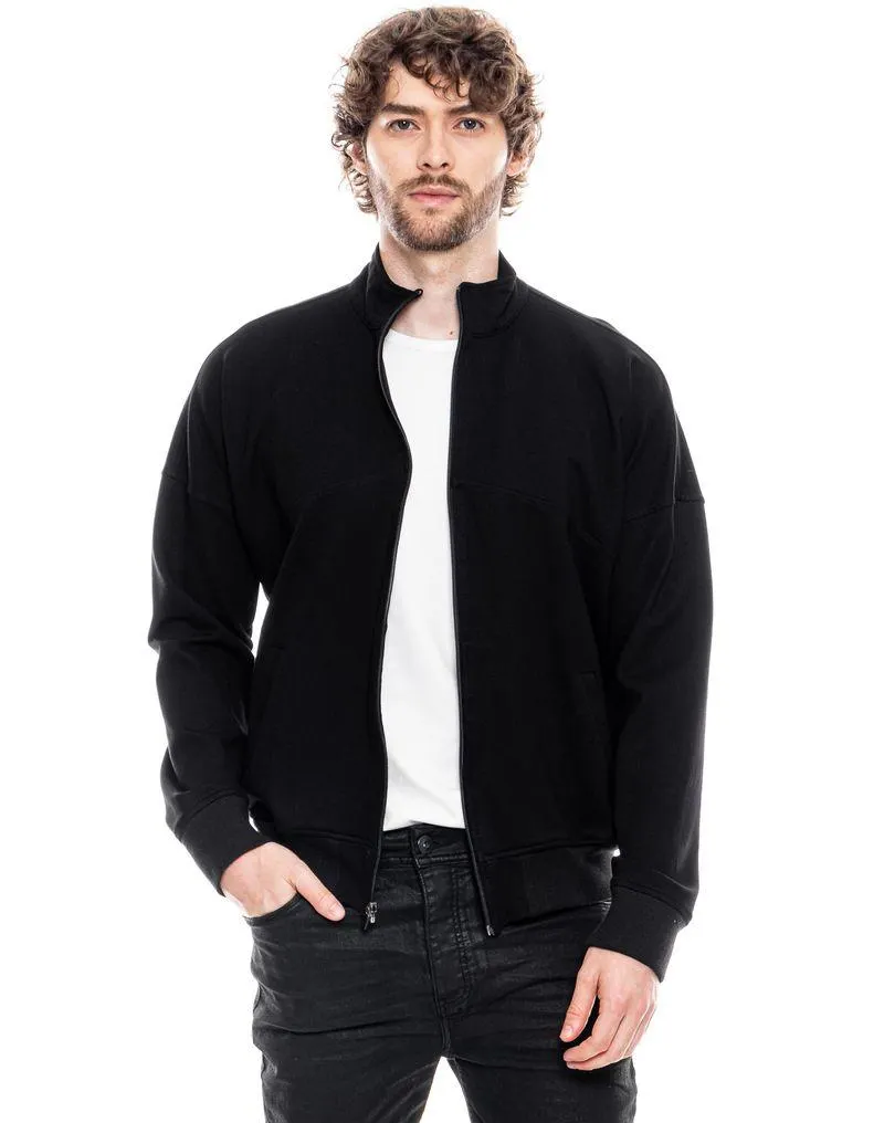 Buzo Abierto Unicolor Con Cremallera