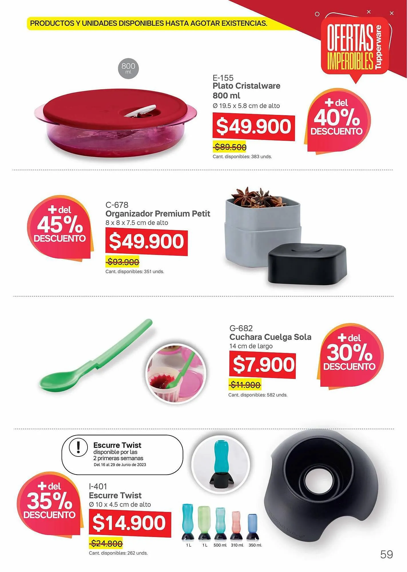 Catalogo de Catálogo Tupperware 16 de junio al 13 de julio 2023 - Pag 61
