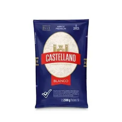 Arroz Castellano blanco x 2.500g