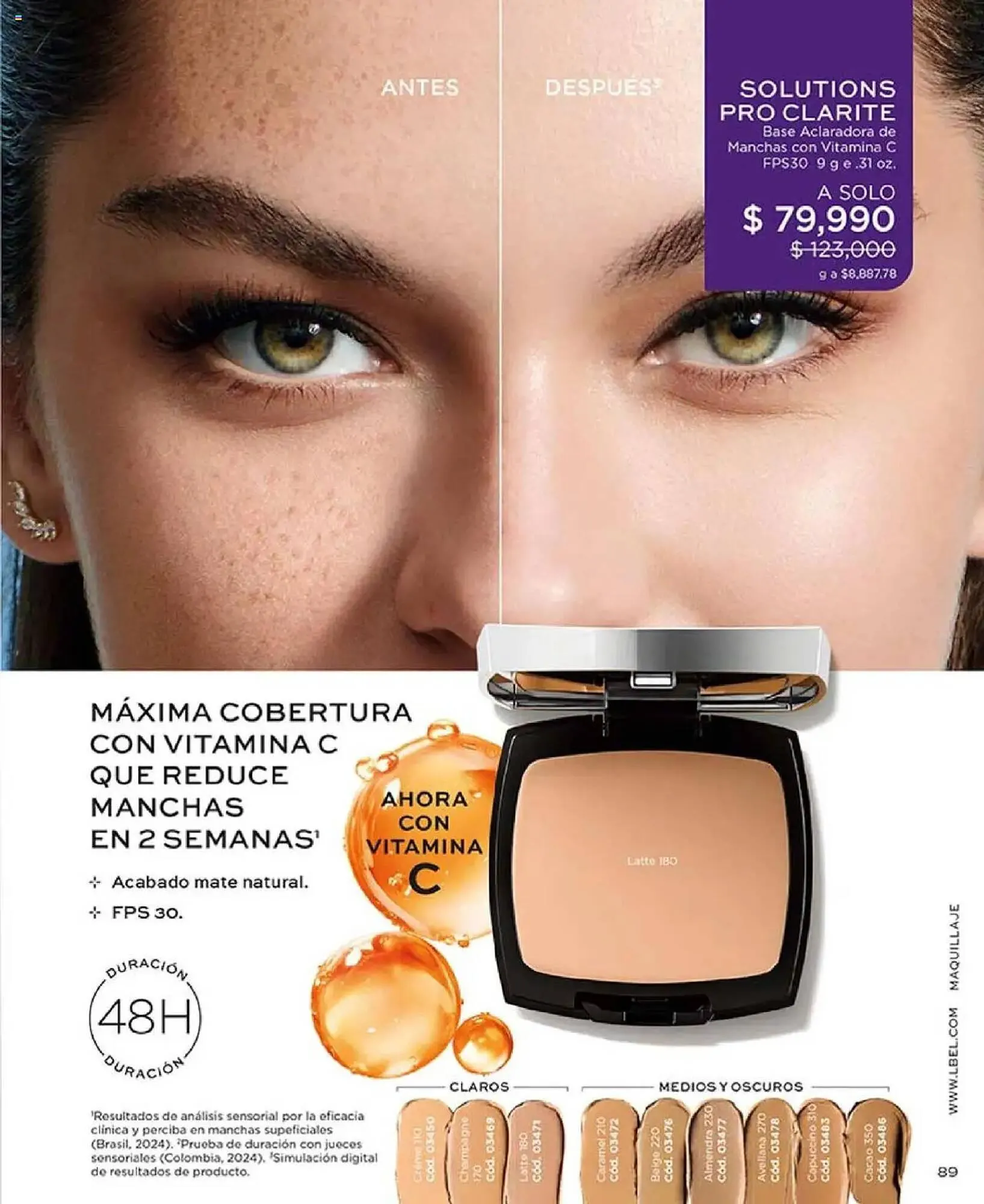 Catalogo de Catálogo L'bel 29 de julio al 16 de septiembre 2025 - Pag 89