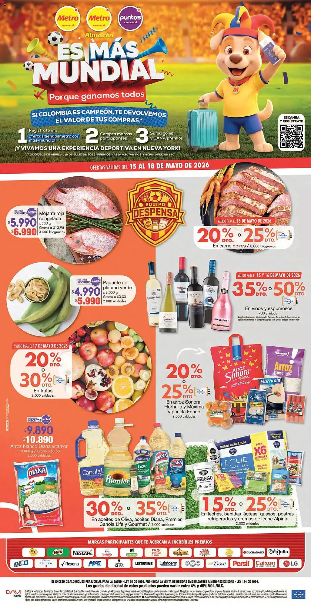 Catalogo de Catálogo Metro 15 de mayo al 19 de mayo 2026 - Pag 1