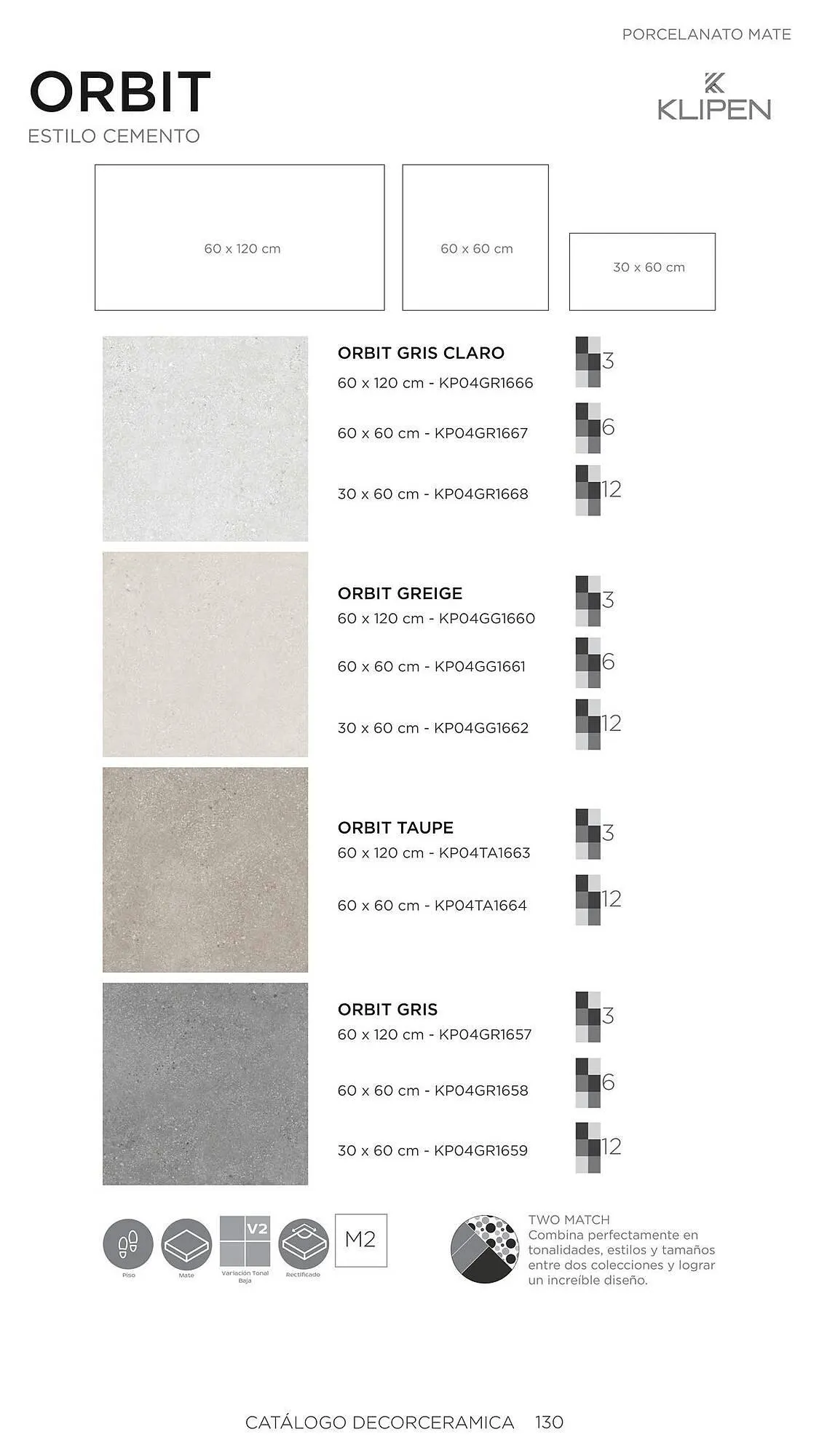 Catalogo de Catálogo Decorceramica 6 de noviembre al 6 de mayo 2025 - Pag 130