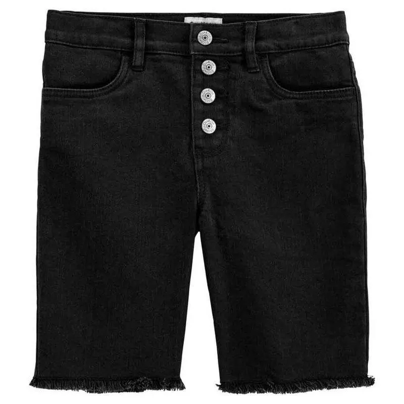 Short Negro Niña Talla 6-6X