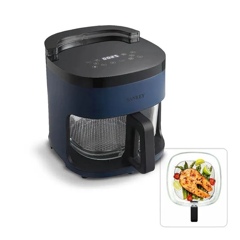 Freidora de Aire Cesta de Vidrio Templado de 4.2 Litros Sankey