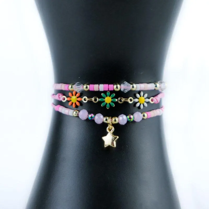 PULSERA TEJIDA SET X3