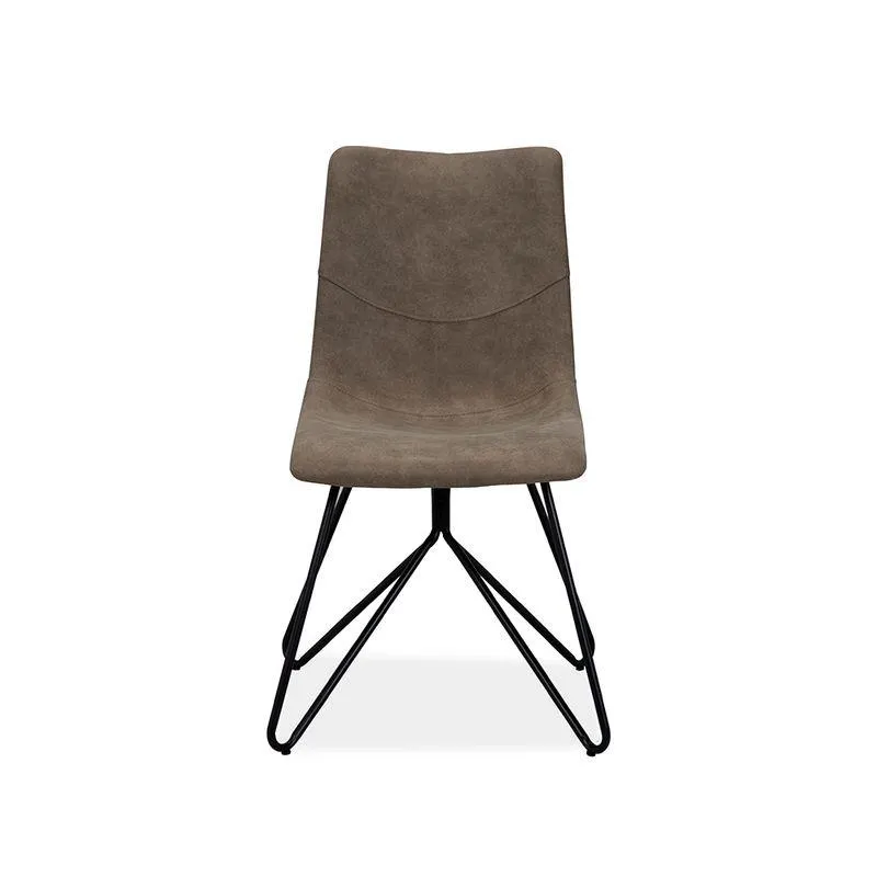 Silla De Comedor Queens Microfibra Verde