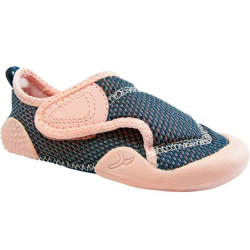 Tenis Antideslizantes Transpirables Niños Azul Rosado