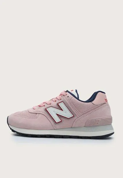 Tenis Lifestyle Rosa-Rojo-Azul Navy New Balance 574