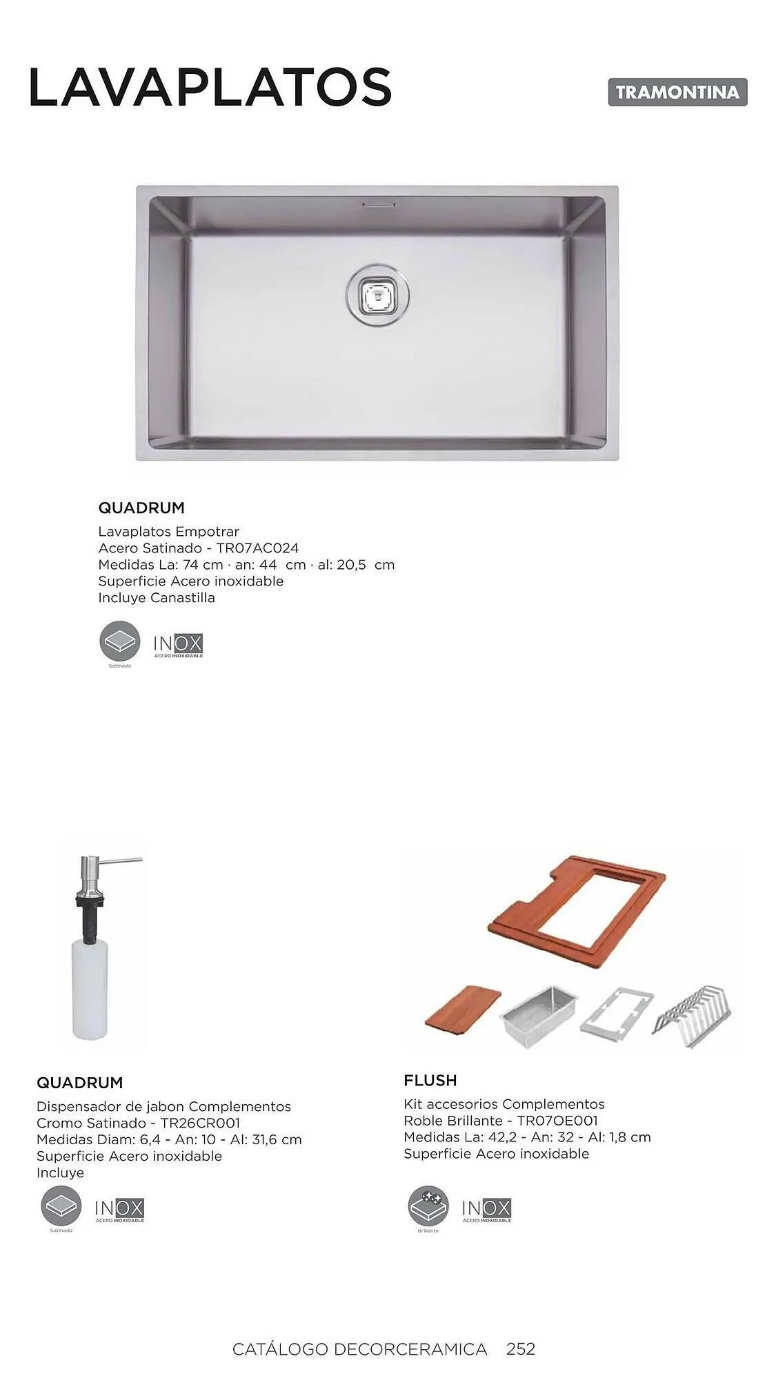 Catalogo de Catálogo Decorceramica 6 de noviembre al 6 de mayo 2025 - Pag 252