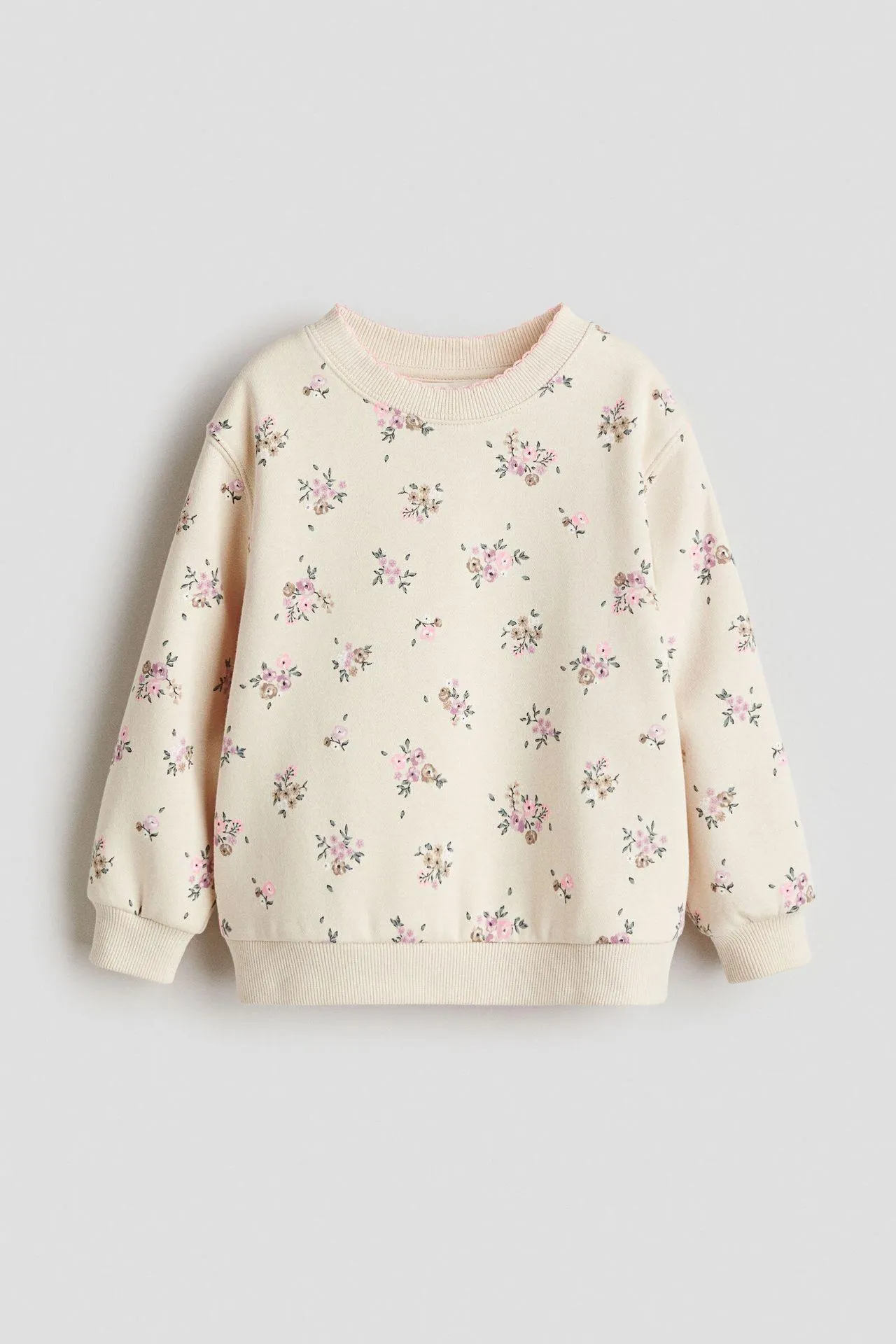 Saco estampado con interior afelpado