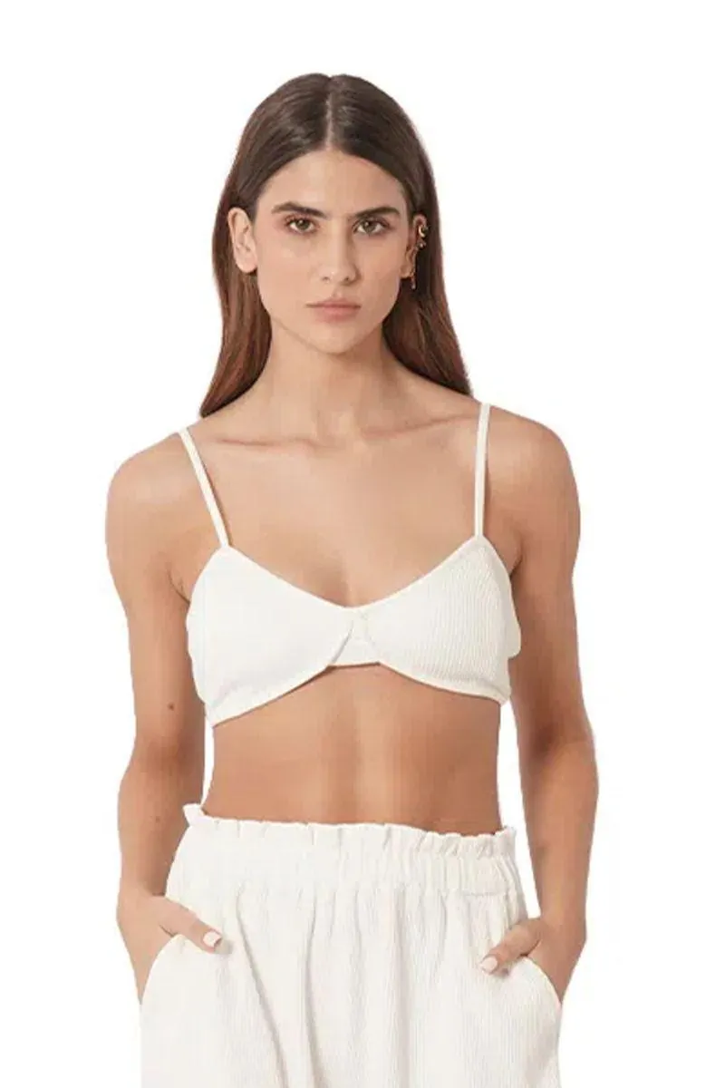 Top Marfil para mujer Giulia