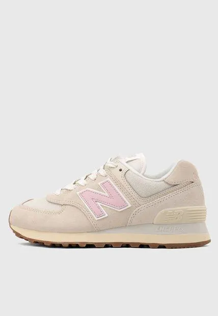 Tenis Lifestyle Beige-Gris-Rosa new balance 574
