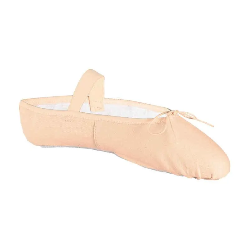 Zapatillas Ballet Suela Entera Tela Domyos Rosado
