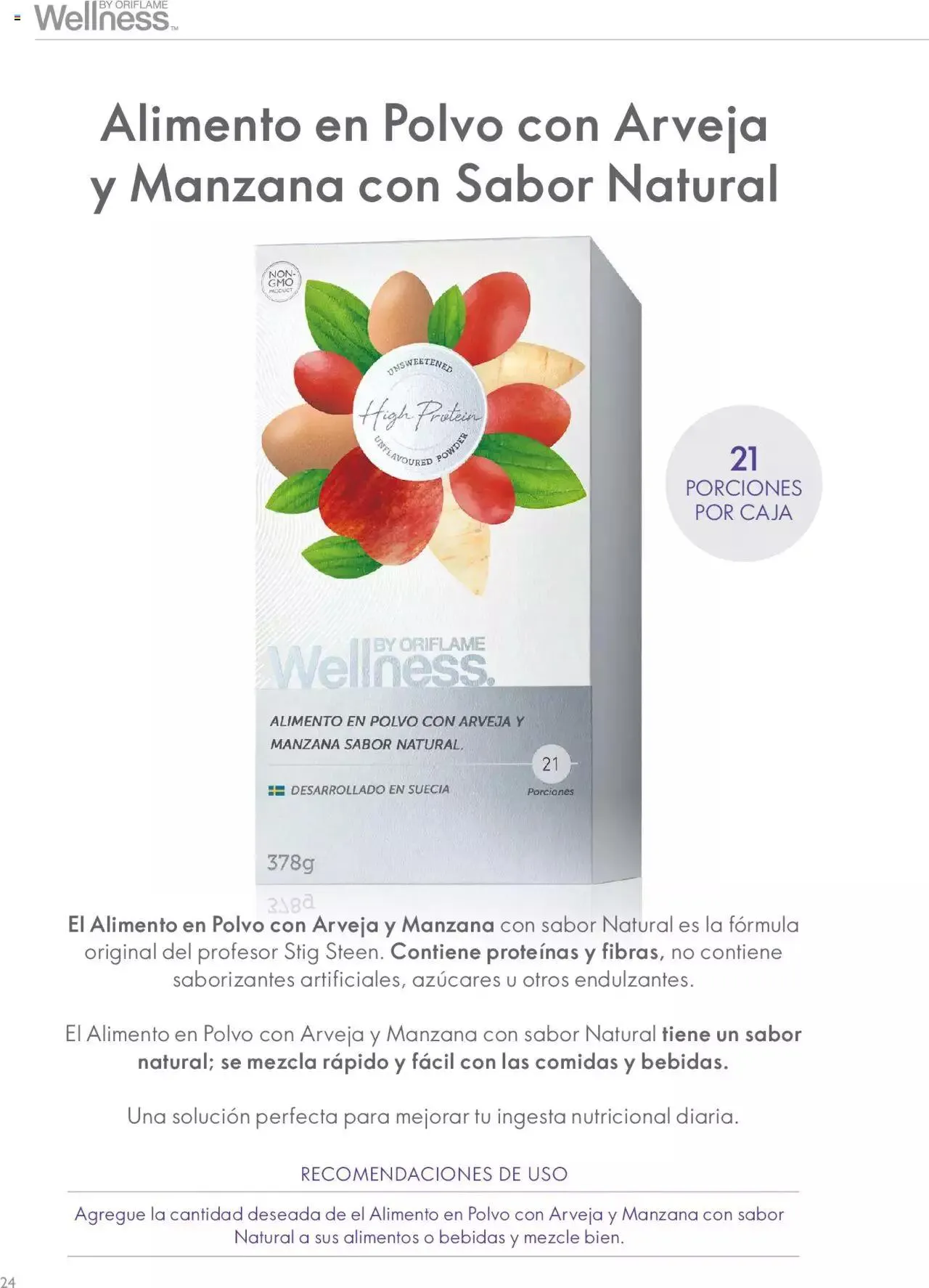 Catalogo de Oriflame - Guía de Producto Wellness 1 de junio al 31 de diciembre 2024 - Pag 24