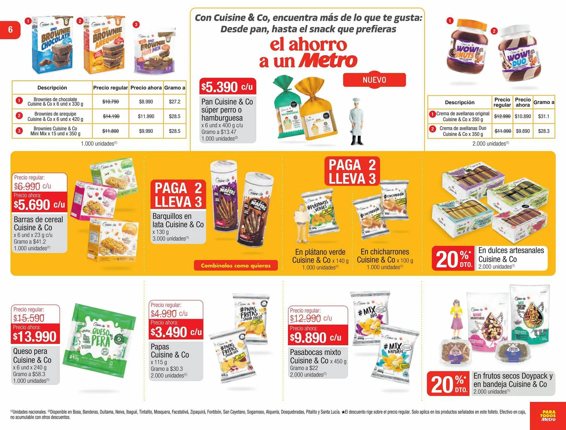 Catalogo de Catálogo Metro 24 de agosto al 10 de septiembre 2023 - Pag 6