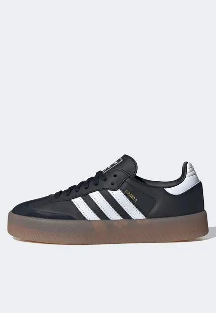 Tenis Lifestyle Negro-Blanco-Marrón adidas Originals Sambae
