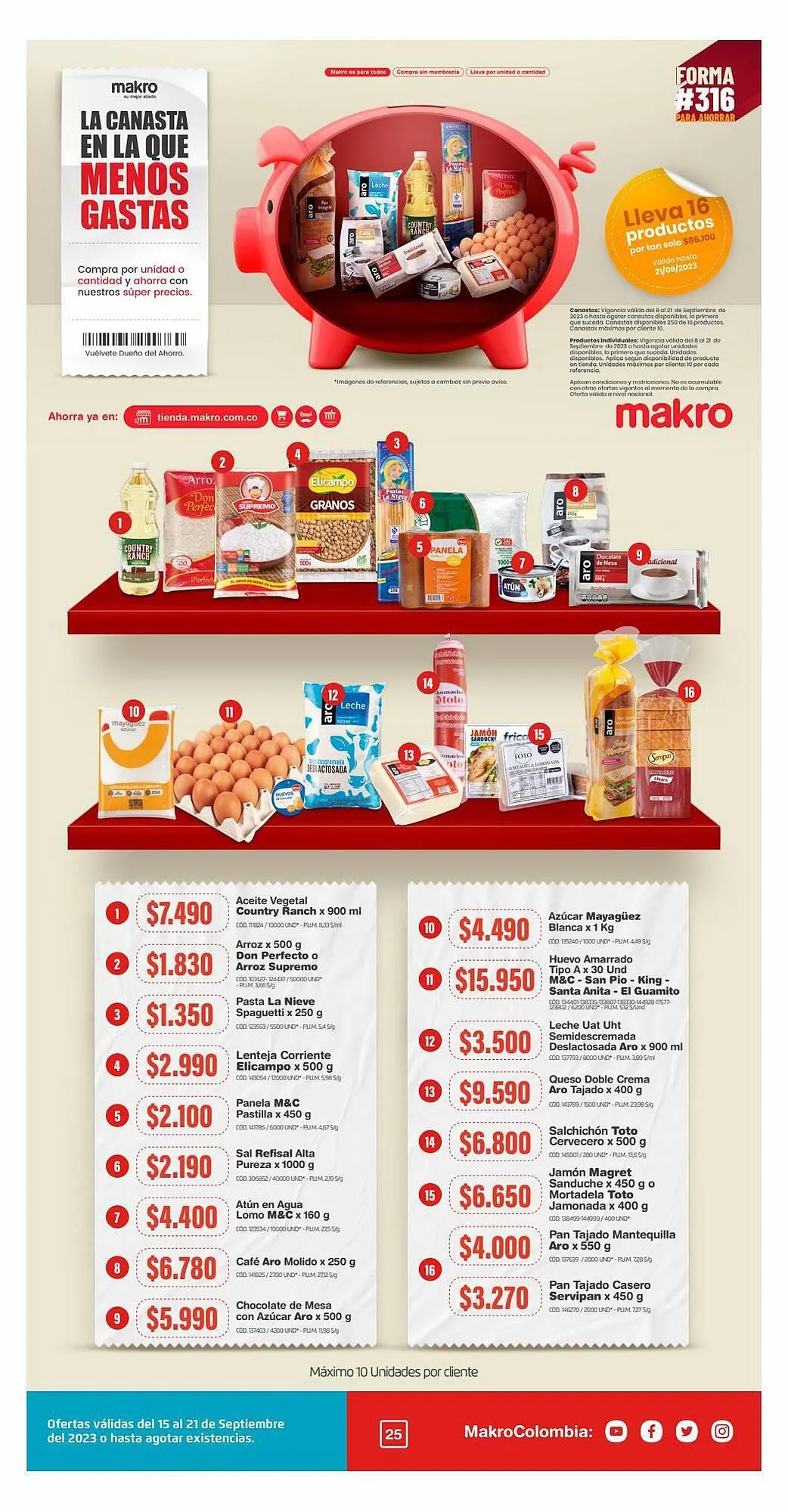 Catalogo de Catálogo Makro 15 de septiembre al 21 de septiembre 2023 - Pag 25