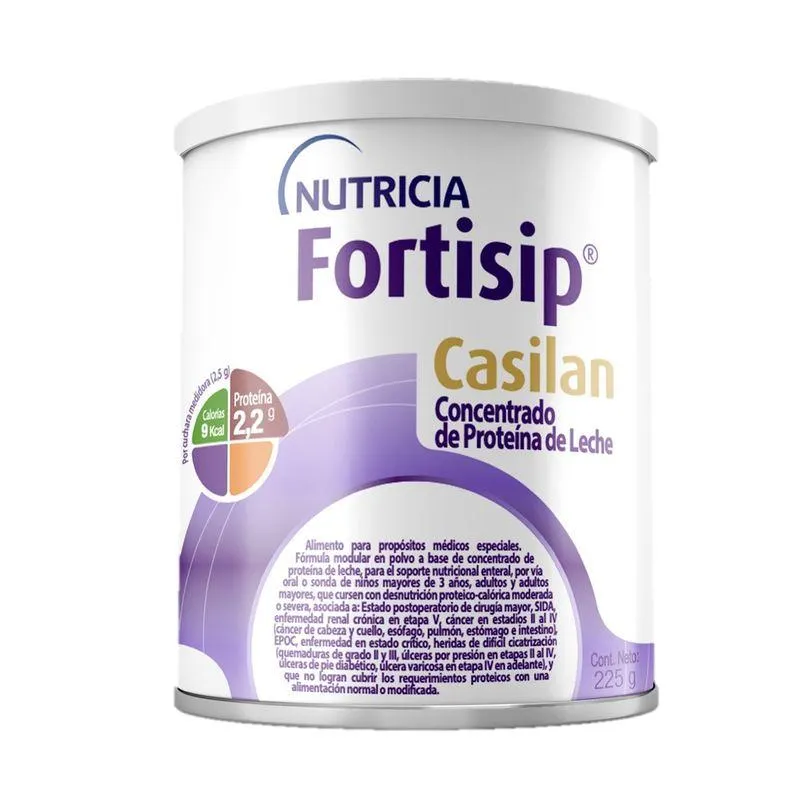 Proteina Nutricia Fortisip Casilan Alimento Proteinico Lata X 225gr