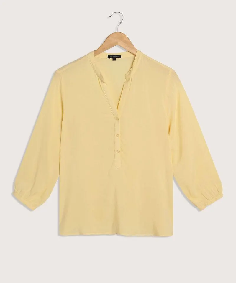 Blusa Manga 3/4 Unicolor