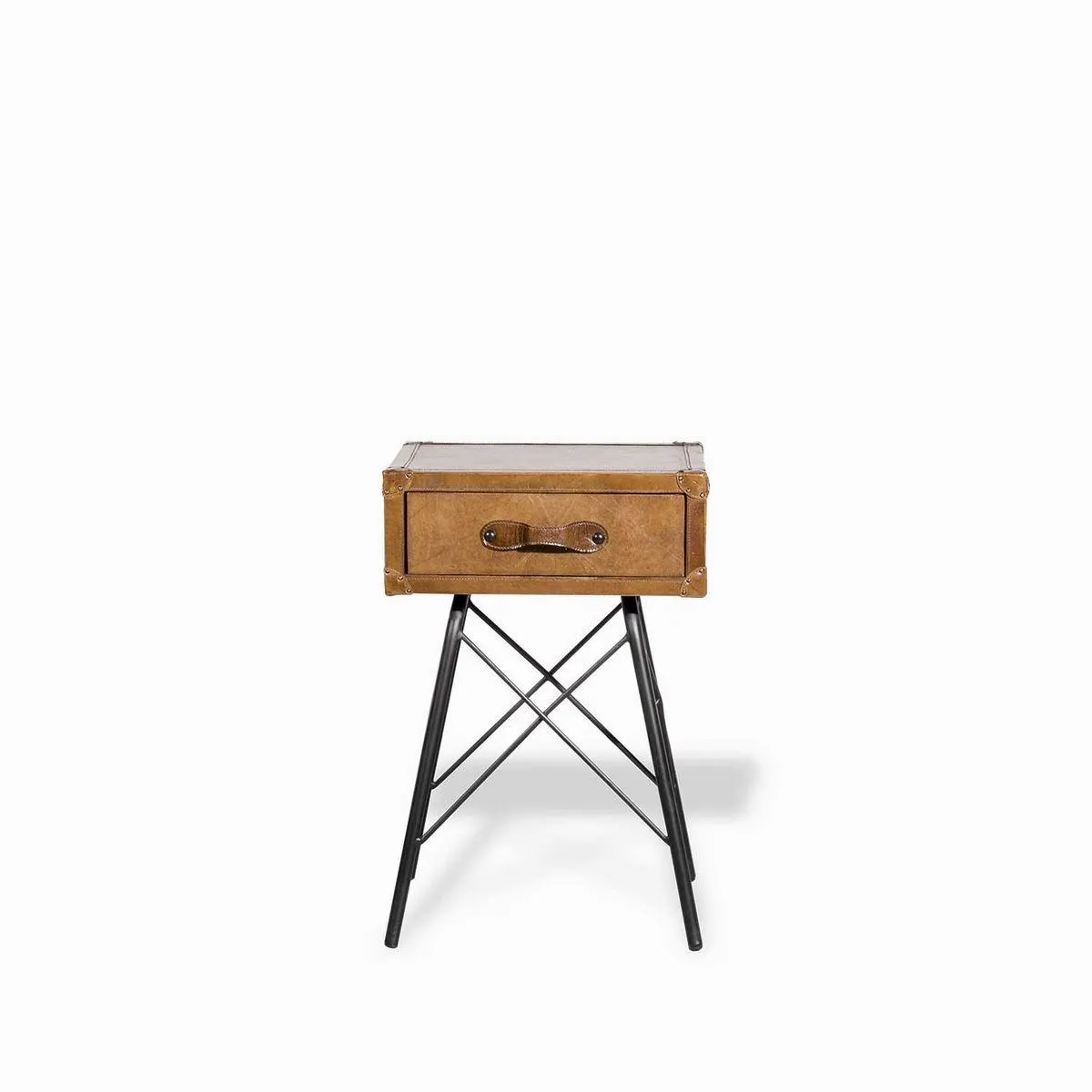 Cajonera en Hierro y Cuero