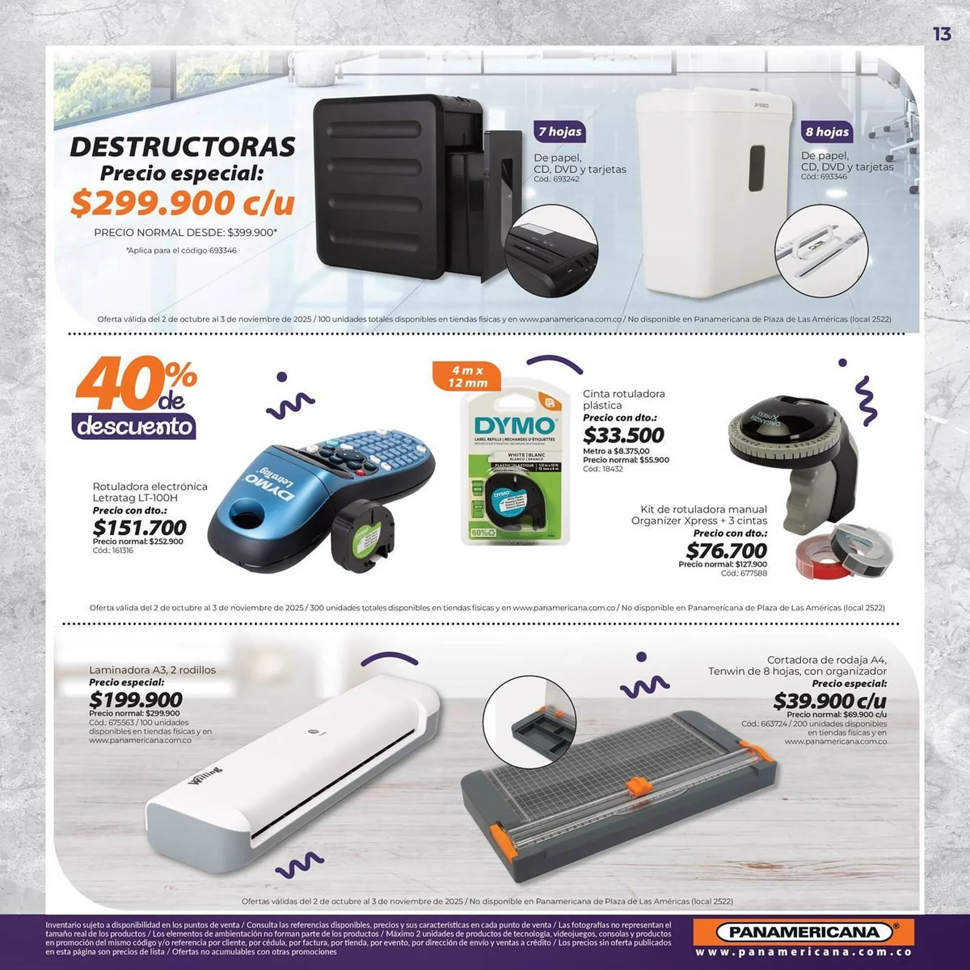 Catalogo de Catálogo Panamericana 7 de octubre al 3 de noviembre 2025 - Pag 13